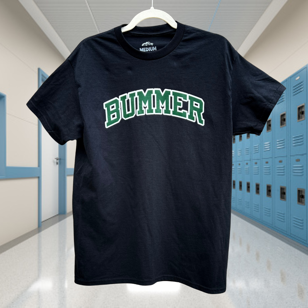 BUMMER ALUM T-SHIRT BLACK